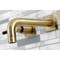 Kingston Brass KS6123DKL Two-Handle Wall Mount Bathroom Faucet, Antique Brass KS6123DKL - alternate 4